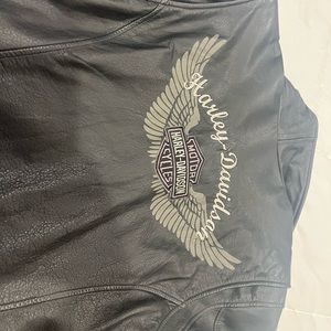 Leather Harley riding jacket 2x excellent condition